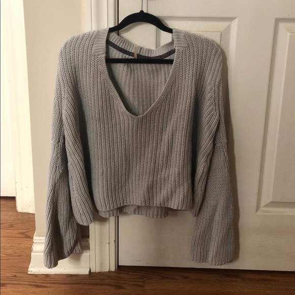 Gray Damsel Free People Sweater - Picture 2 of 2